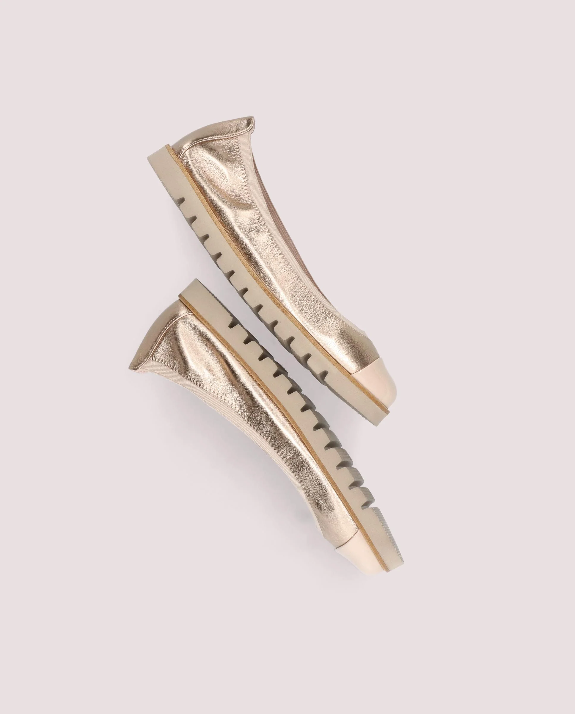 Bailarinas Rosario Dorados Pieles metalizadas - Image 4