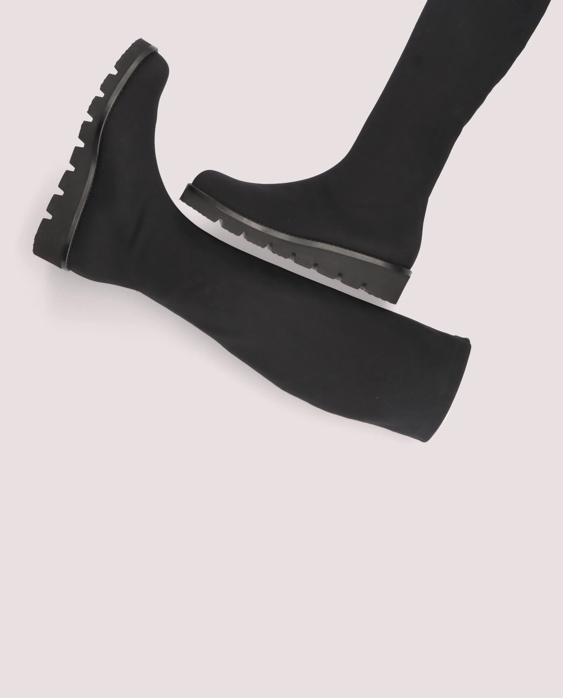 Botas Bette Negros Tejidos - Image 4