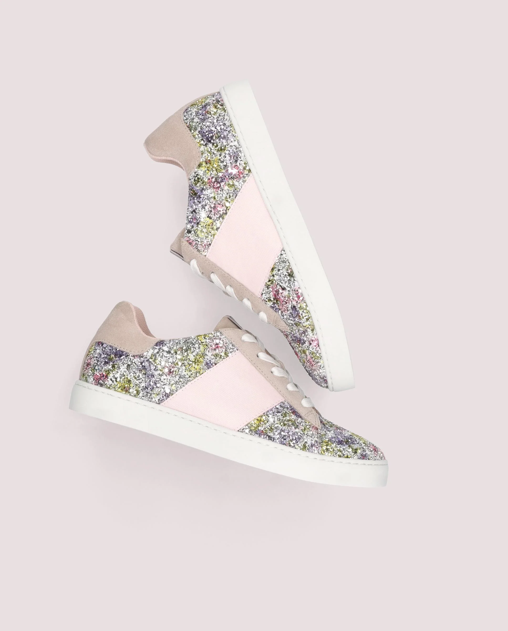 Deportivos Cordelia Rosas Tejidos - Image 4