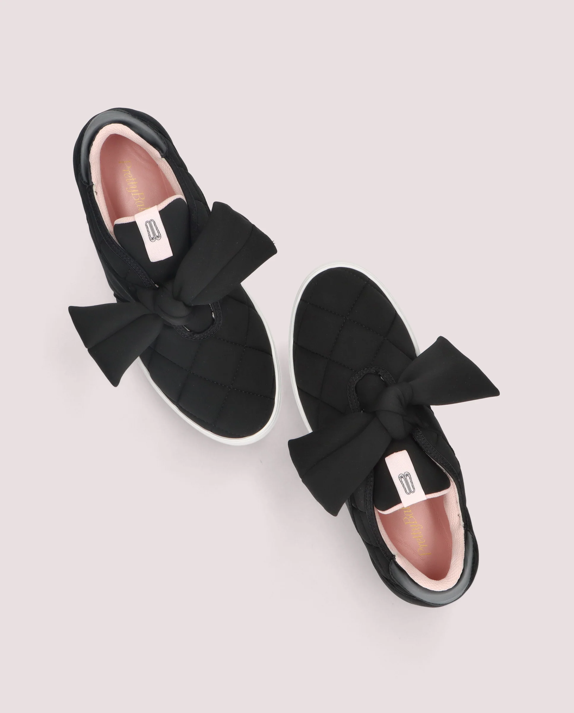 Deportivos Cordelia Negros Tejidos - Image 4