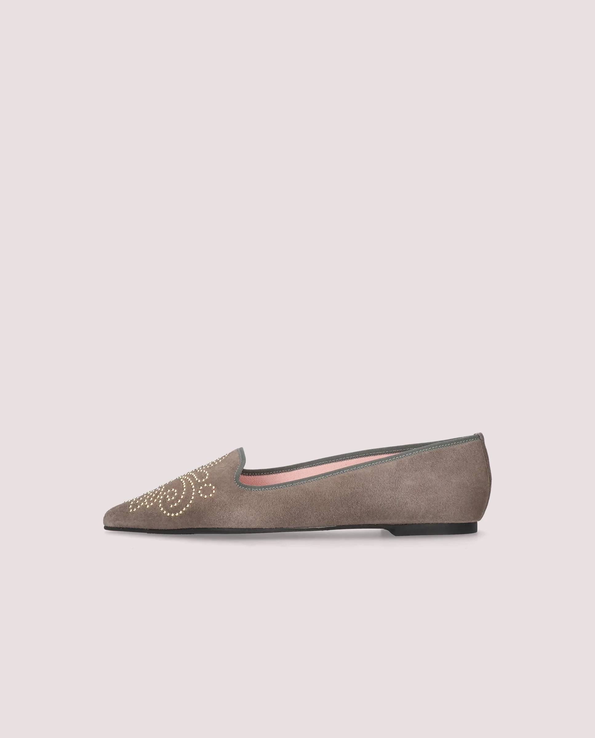 Loafers Ella Grises Ante - Image 3