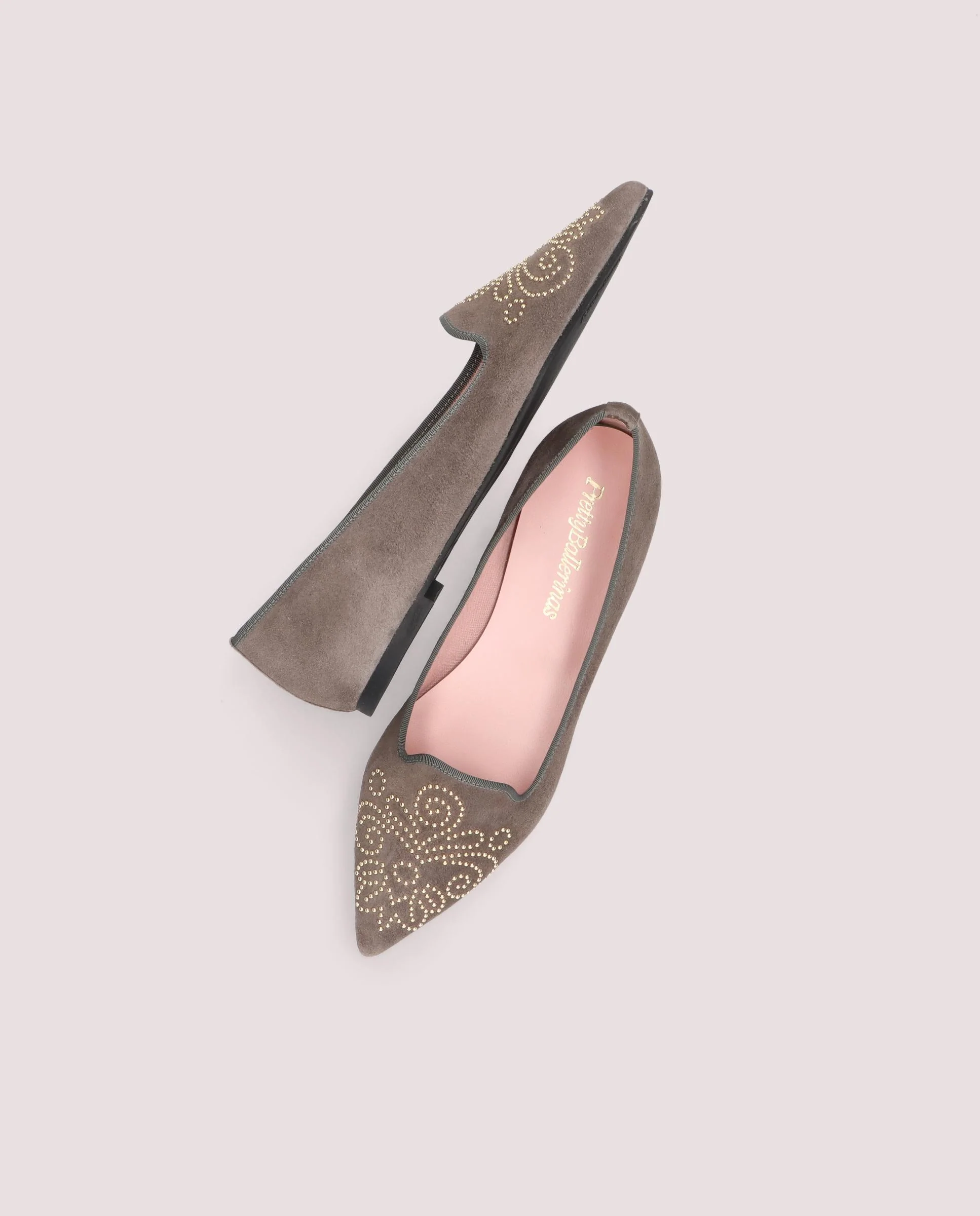 Loafers Ella Grises Ante - Image 4