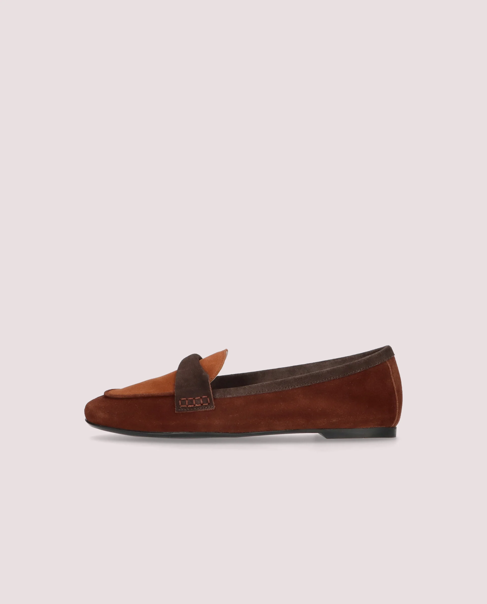 Loafers Faye Marrones Ante - Image 3