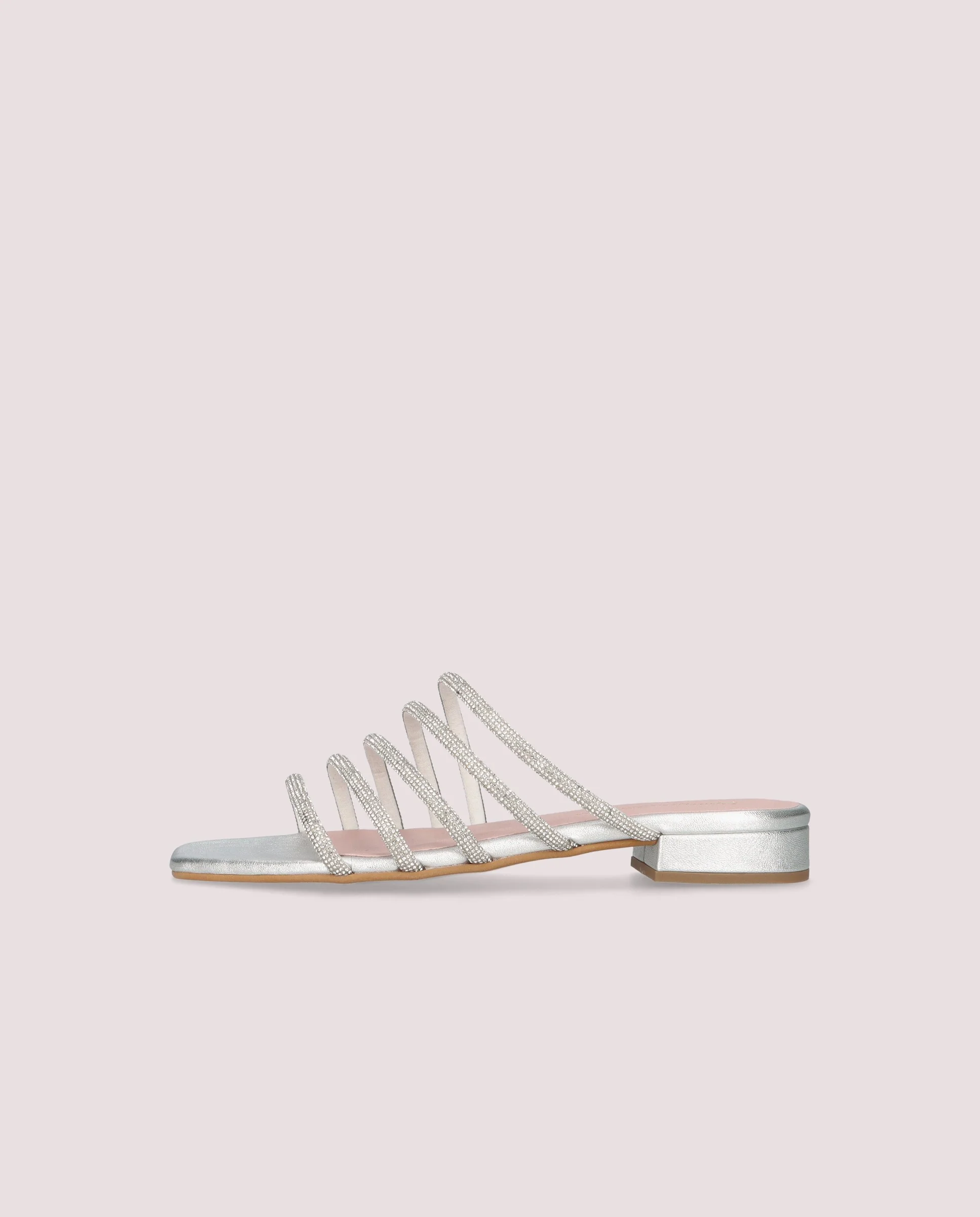 Sandalias Eva Plateados Pieles metalizadas - Image 3